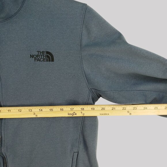 The North Face Full-Zip Blue Jacket Lightweight Fleece-Lined Mens M - Picture 8 of 10